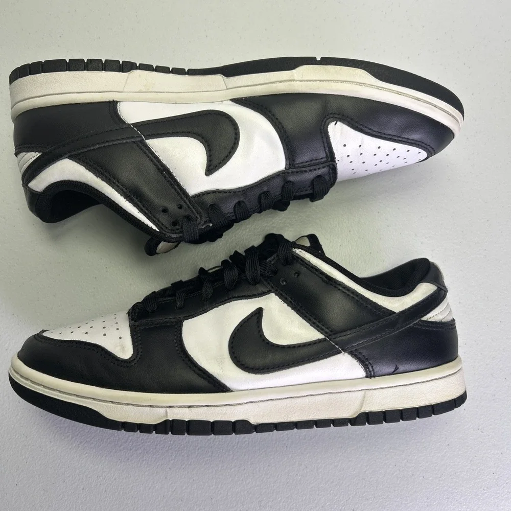 Nike Dunk Low Retro Black/White Mens Size 8 US Low Top Sneakers DD1391-100 2021